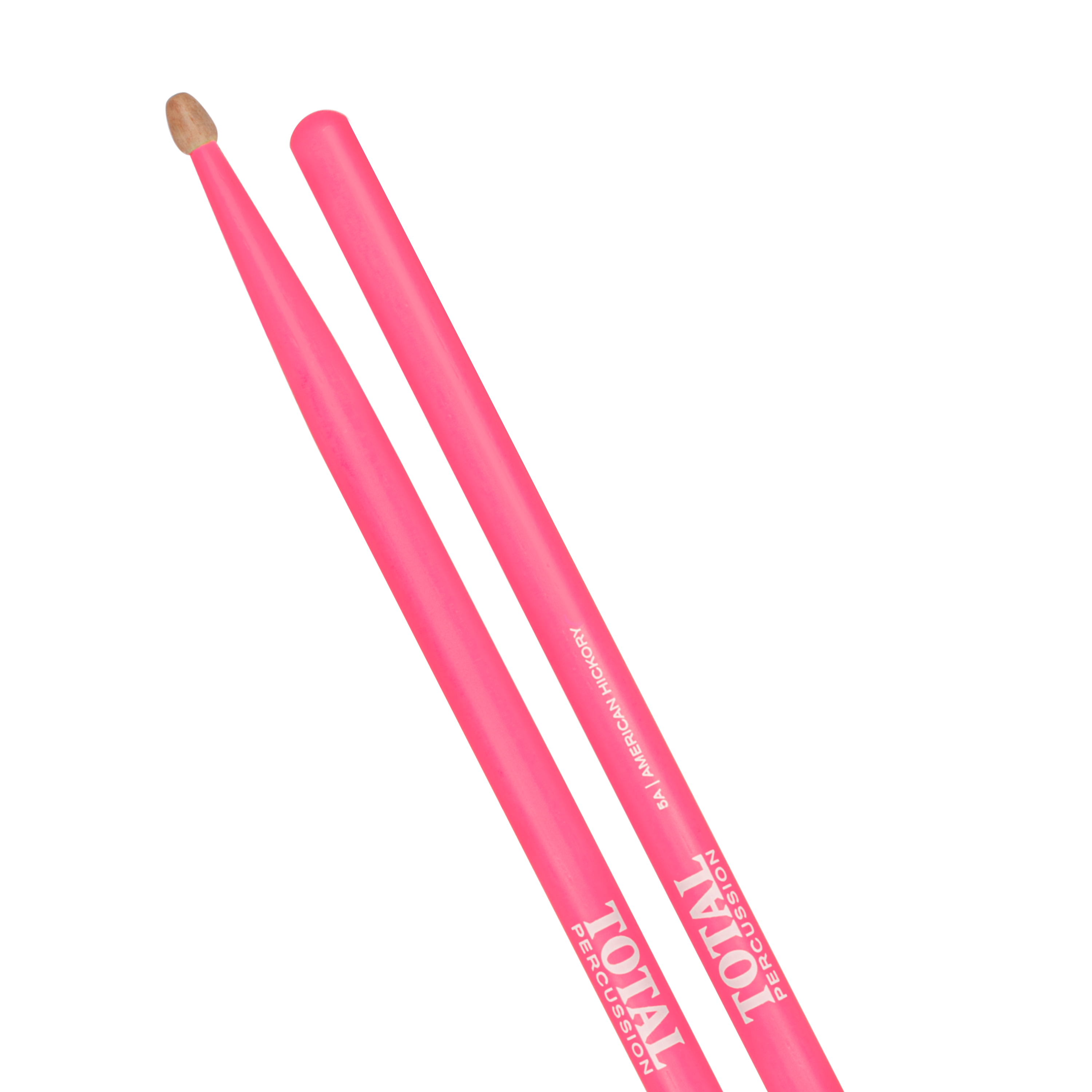 Total Percussion | T5AFLP | Drum Sticks. | Fluorescent pink with natural tip Total Percussion | T5AFLP | Drum Sticks. | Fluorescent pink with natural tip